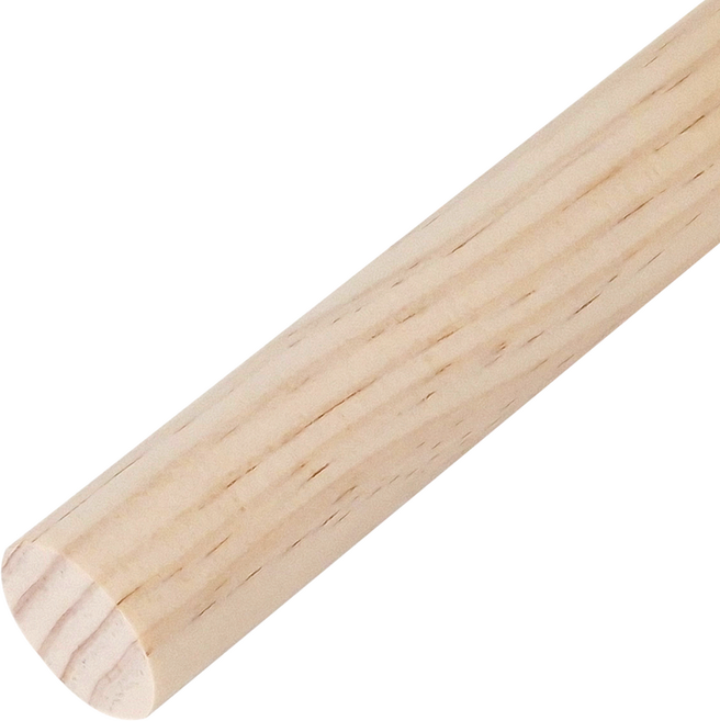 DIY 인테리어 목봉 10 x 890 mm, 1개