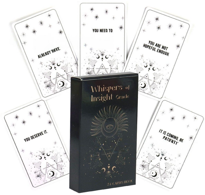 픽딜 재밌는 타로카드 세트, Whispers Of Insight Oracle Cards, 1세트