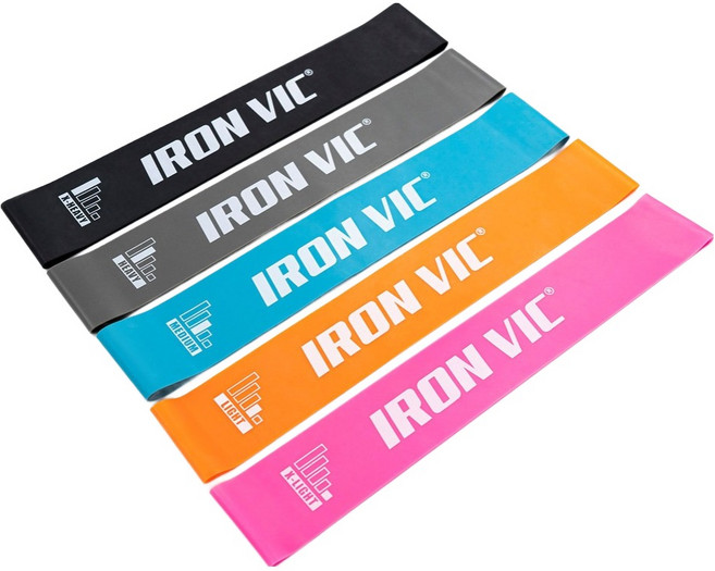 아이언빅 스쿼트 사레레 밴드 힙쓰러스트 스트레칭 힙업 밴드, 혼합색상, 1개