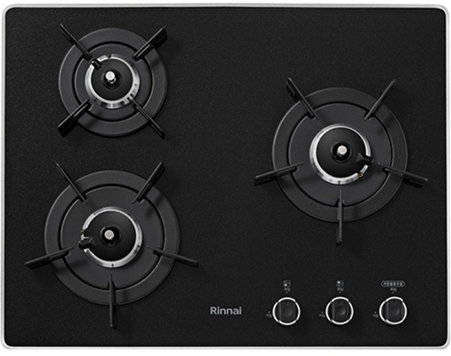 린나이 가스쿡탑빌트인 가스레인지 3구 방문설치, RBR-P3500N, LNG
