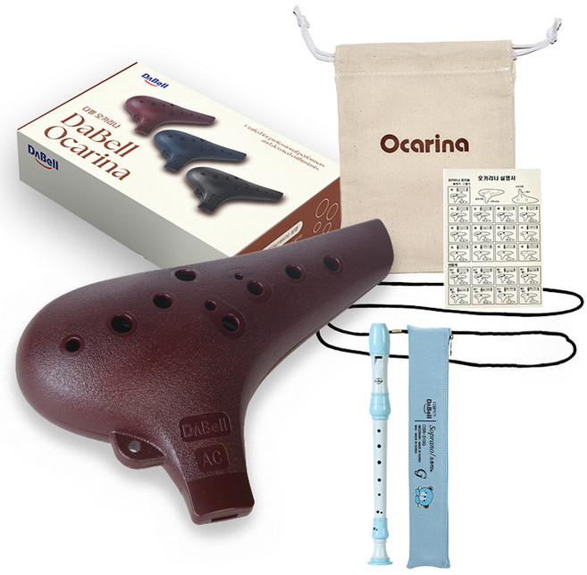 다벨 고급 오카리나, 흑장미(오카리나), 랜덤발송(리코더), 1개, DPO-AC4