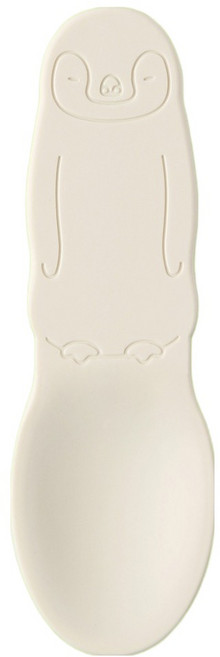 이지실리 실리콘 다용도 요거트 키위 스푼, 화이트, 1개