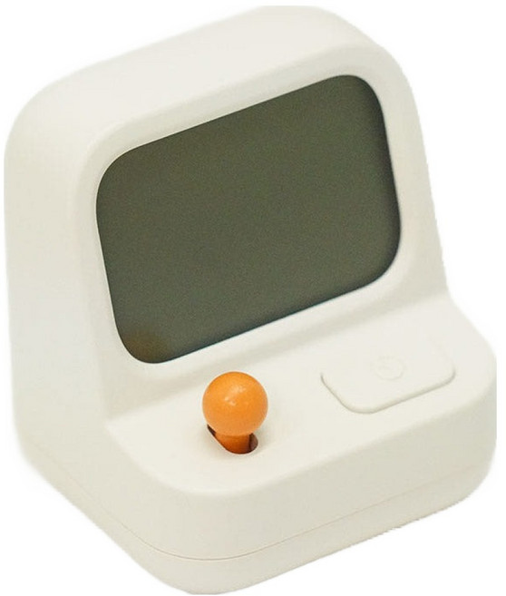 아이노비아 오르미 레트로 게임보이 무소음 공부타이머 뽀모도로 스톱워치, 크림화이트, 1개