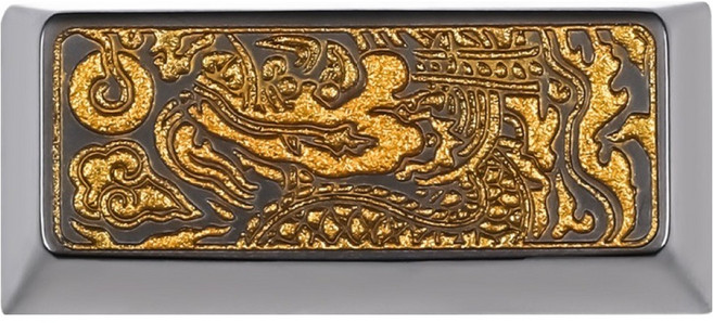 몬스타기어 아티산 키캡, 실버 + 골드, 곤룡