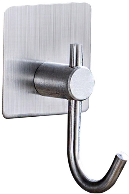 월드크린 후크 도구걸이 고리 TJ타입, 실버, 1개