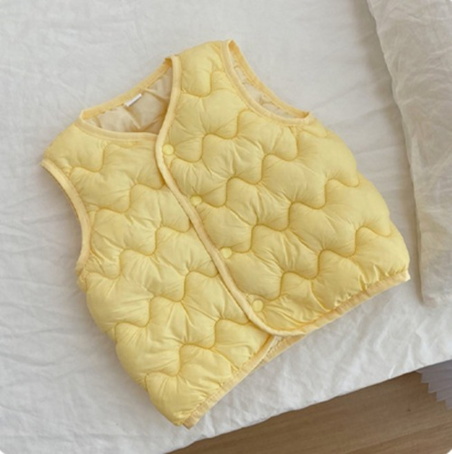 파스텔 경량 패딩 조끼