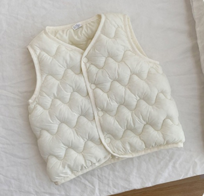 파스텔 경량 패딩 조끼