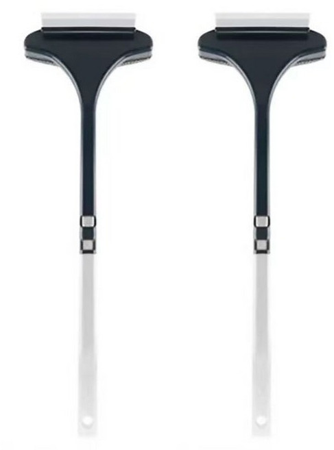 에버하우스 올인원 방충망 청소 브러시 16 x 46 cm, 화이트, 2개