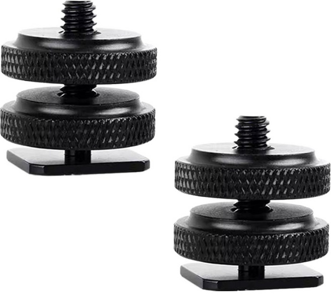 비상 카메라 1 / 4 핫슈 나사변환 어댑터, 2개, 360-2025HM70