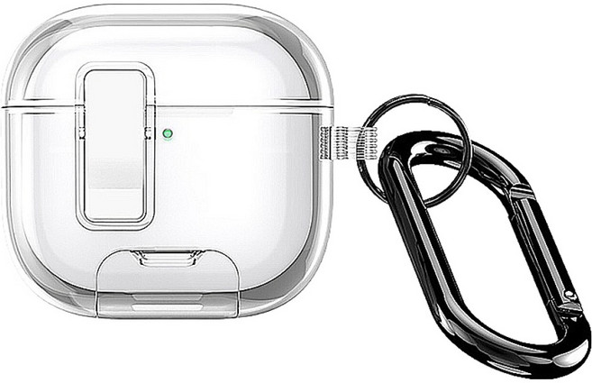 DUX DUCIS Apple AirPods Pro 2 冰晶支架保護套, 1個, 透明色