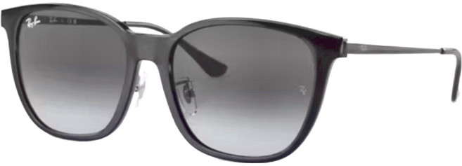 Ray-Ban 雷朋 膠框太陽眼鏡 漸層鏡片 RB4333D-601/8G