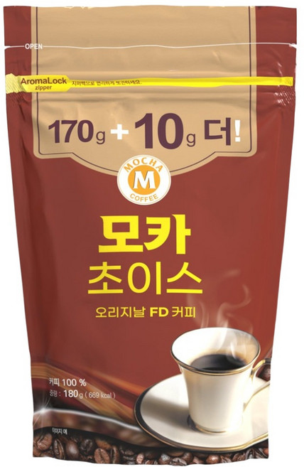 모카씨엔티 초이스 오리지날 FD 원두커피믹스, 180g, 1개, 1개입