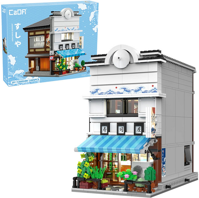 카다 바니랜드 일본스시집 C66018W, 1개, 혼합색상