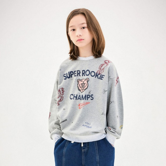 젤리스튜디오 애슬레틱 립배색 맨투맨