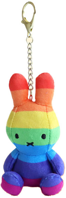 매니어리틀 미피 키링, 11cm, 무지개, 1개