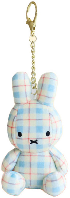 매니어리틀 미피 키링, 11cm, 크림체크, 1개