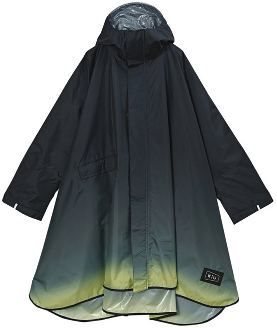 KiU 第二代 標準成人有袖斗篷雨衣 內側TPU防水膜 耐水壓20000mm H2O 404-249