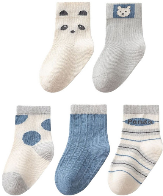 Bebeniz 動物朋友們襪子5雙組