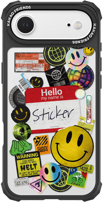 모란카노 임팩트 투명 유니크 디자인 휴대폰 케이스