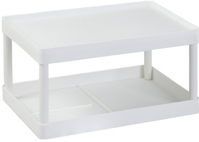 지니콕 플라스틱 정리선반 2단, 1개