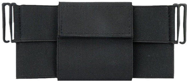 이부부 벨크로 초간단 다용도 런닝 벨트, 블랙, 1개