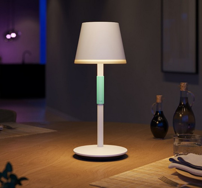 필립스휴 고 포터블 테이블 램프, 화이트