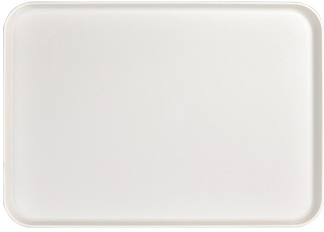 키친유 파스텔 트레이 쟁반 대, 아이보리, 1개