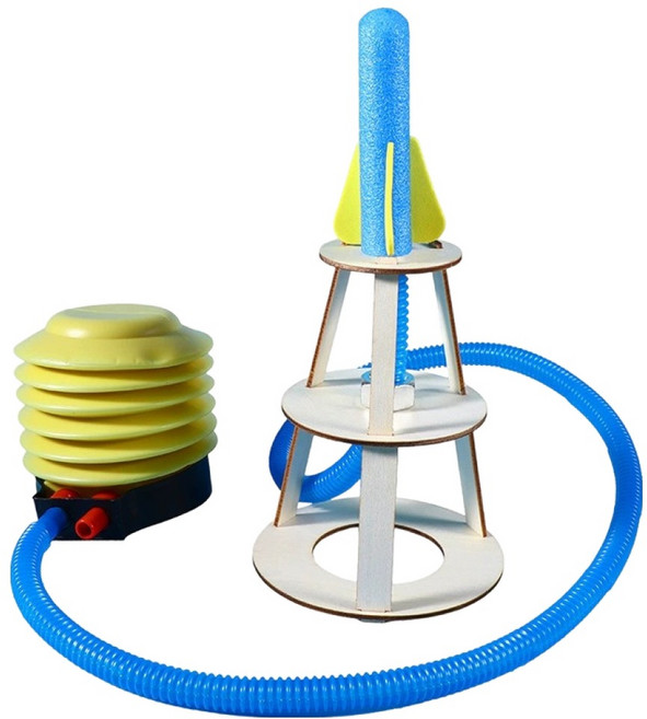 넥트론 물리 과학실험 DIY 키트 로켓 발사 190 x 90 x 320 mm, 1개