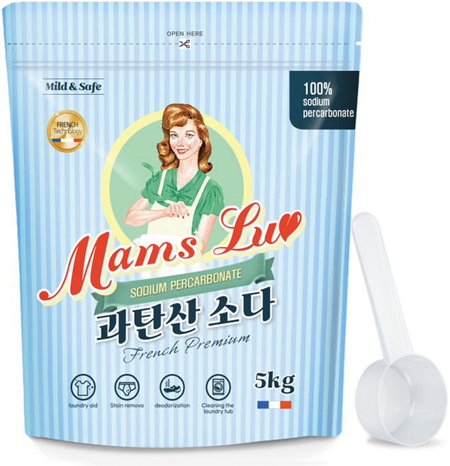 맘스럽 과탄산소다 프렌치 프리미엄, 5kg, 1개