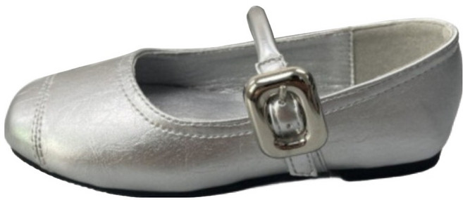 하라로이 아동용 은은광택 스퀘어토 메리제인 플랫슈즈