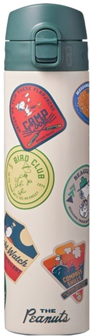 락앤락 스누피 슬림핏 보온보냉 텀블러 LHC3270DGRN SNP, 그린, 1개, 400ml