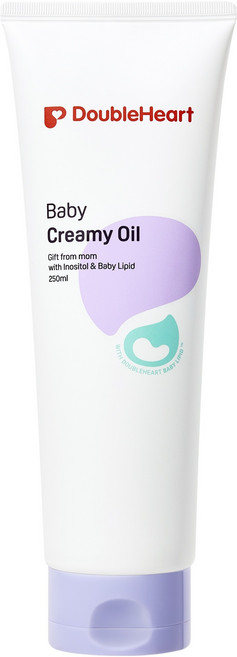 더블하트 베이비 크리미 오일, 250ml, 1개