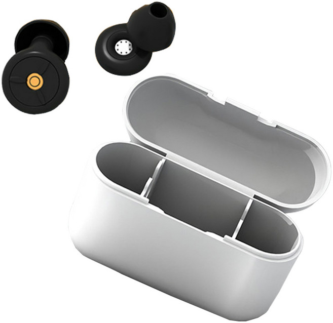 Kyhome 濾波器超強隔音降噪耳塞 黑色, 1組, 2個裝