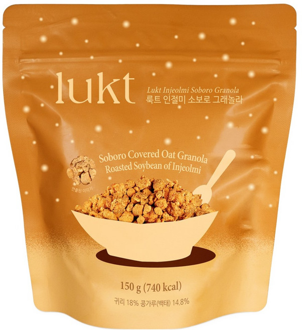 룩트 인절미 소보로 그래놀라, 1개, 150g