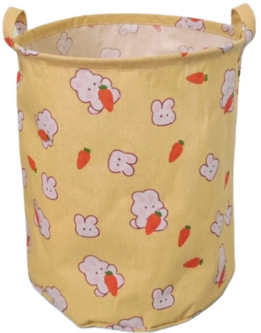 사인포스트 패브릭 귀여운 디자인 빨래바구니, 무토끼
