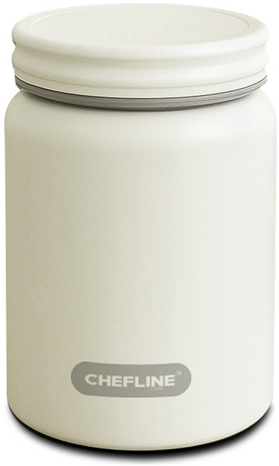 셰프라인 스텐SUS304 죽통, 화이트, 1개, 450ml