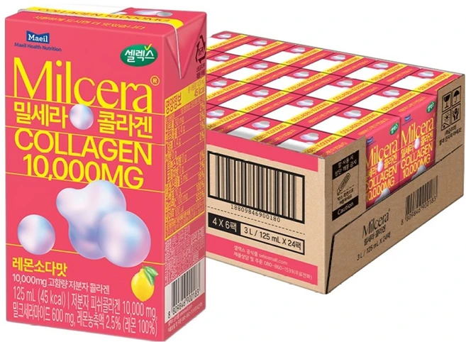 셀렉스 밀세라 콜라겐 10000, 125ml, 24개 - 쿠팡