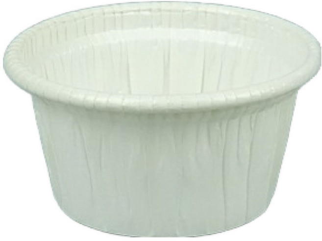 천운패키지 원형 베이킹컵 50, 화이트, 50개