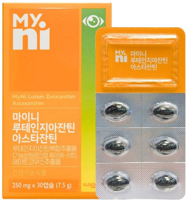 마이니 루테인지아잔틴 아스타잔틴, 30정, 1개
