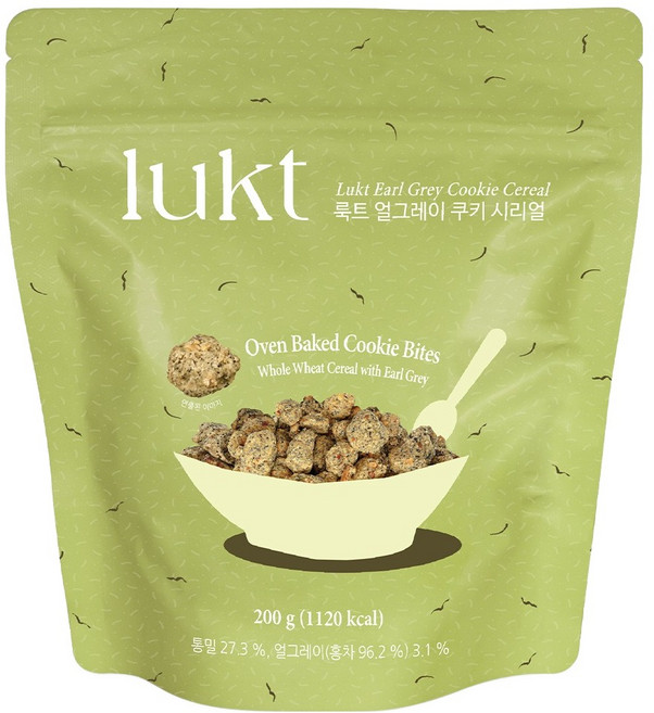 룩트 얼그레이 쿠키 시리얼, 200g, 1개