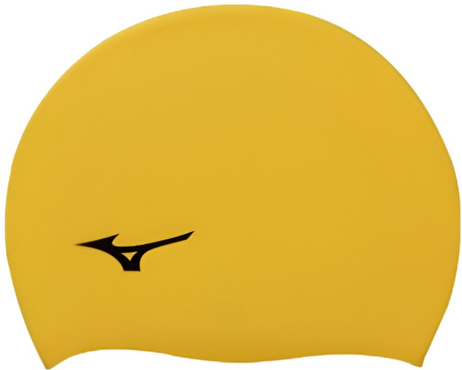 미즈노 실리콘 수영모 N2JWB050, 45 옐로우, 1개