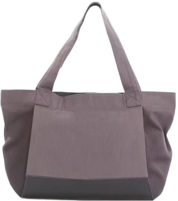 순잠 요가 필라테스 매트 전용 캔버스 토트백, 그레이, 1개