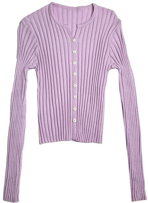 플랜데이 여성용 링디 슬림 골지 가디건