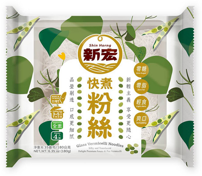 新宏 快煮粉絲, 1個, 180g