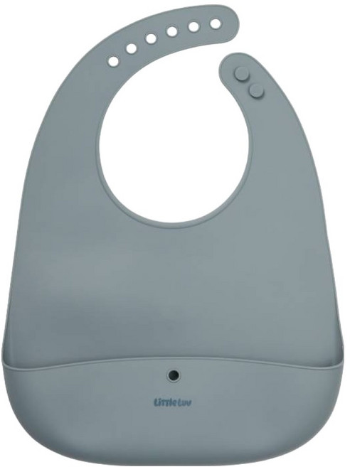 락앤락 아동용 리틀럽 실리콘 턱받이, 블루, 1개, 1개입