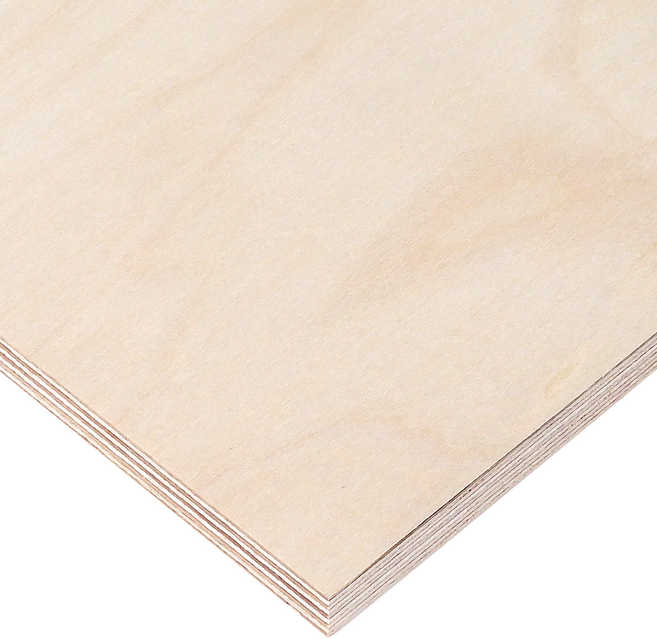 DIY 裁切樺木合板 6.5T 200 x 600 mm, 1個