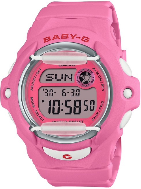 CASIO 卡西歐 BABY-G 櫻桃甜心亮麗繽紛 200m 防水休閒數位手錶 BG-169CH-4
