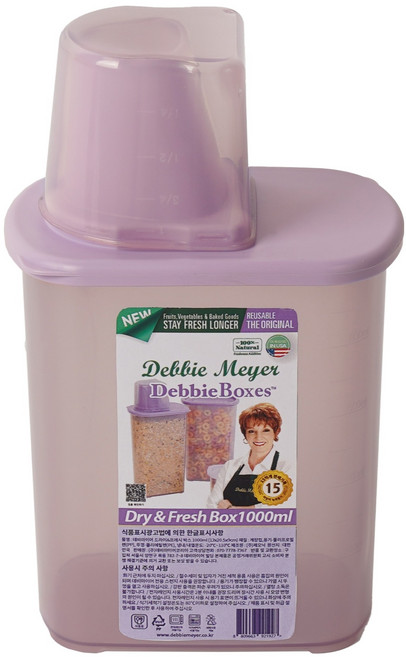 데비마이어 드라이 앤 프레쉬 박스 잡곡통, 라벤더퍼플, 1개