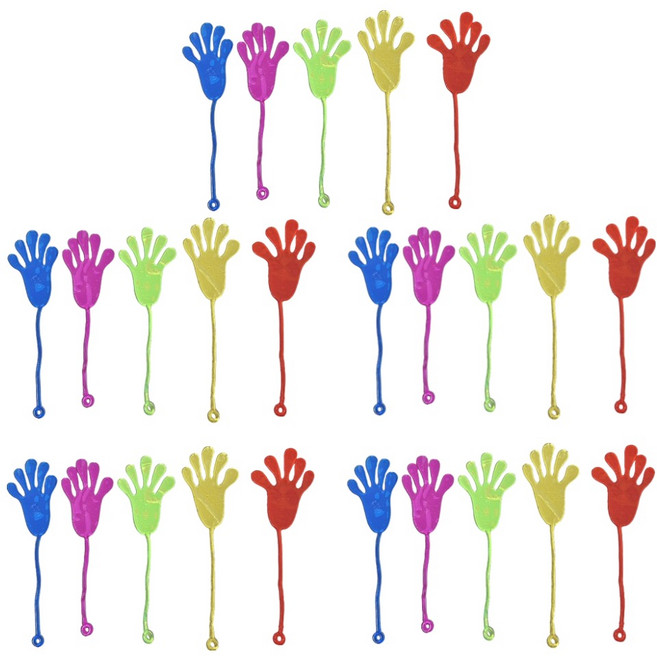 픽미 손바닥 끈끈이 찐득이 5종 x 5p, 블루, 그린, 옐로, 레드, 퍼플, 1세트