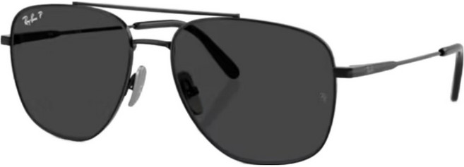 Ray-Ban 雷朋 鈦金屬太陽眼鏡 偏光鏡片 RB8097-926748